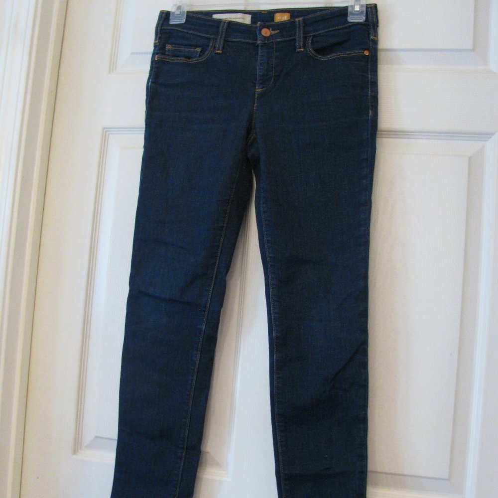 Pilcroe and the Letterpress Jeans Size 28 Waist 30" Dark Wash Excellent